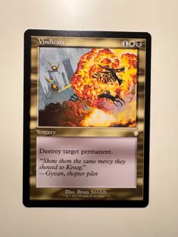 Magic MTG • Vindicate (Retro Frame) • Comm: MH3 131 • R • ENG • MINT - Image 1