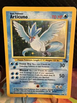 Articuno 2/62 Holo Rare Jungle Set WOTC 1999 Pokemon Card LP - Image 1