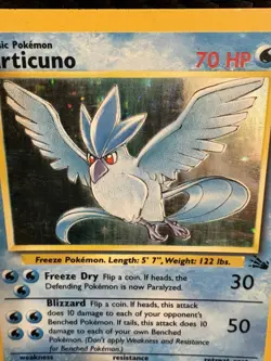 Articuno 2/62 Holo Rare Jungle Set WOTC 1999 Pokemon Card LP - Image 2