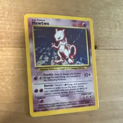 Pokemon TCG Mewtwo 10/102 Base Set Holo Rare 60 HP 1999 WOTC Card - Image 1