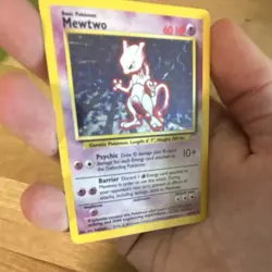 Pokemon TCG Mewtwo 10/102 Base Set Holo Rare 60 HP 1999 WOTC Card - Image 2