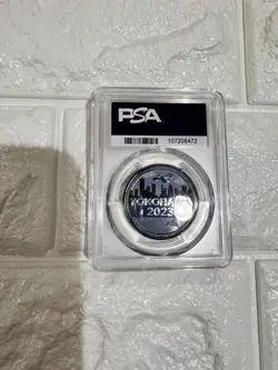 2023 POKEMON JAPANESE COIN PROMO PIKACHU 2023 WORLD CHAMPIONSHIPS COIN SET-BLUE - Image 3