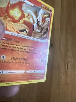 Cinderace 034/202 - 2020 Cosmos Foil Holo Promo Pokemon Card Error Misprint #3 - Image 3