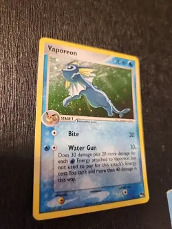 Pokemon TCG Vaporeon POP Series Promos 3 6 Holo Holo Rare - Image 2