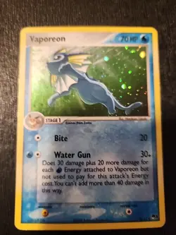 Pokemon TCG Vaporeon POP Series Promos 3 6 Holo Holo Rare - Image 4