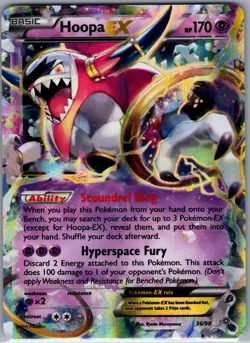Hoopa EX 36/98 XY - Ancient Origins - Pokemon Card - LP - Image 1
