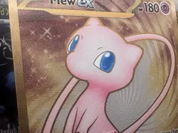 2023 Pokemon—Mew ex (151 Metal Card) #205/165 Scarlet & Violet 151—HR Gold - Image 2