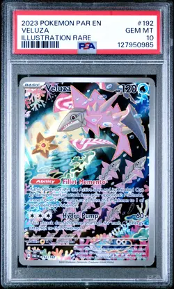 PSA 10 Veluza 192/182 Illustration Rare Paradox Rift - Image 1