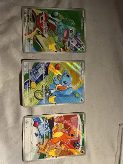 Pokemon TCG First Partner Illustration Collection, Series 1 Kanto GEN 1 Starters - Image 1