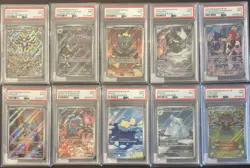 Lot of (10) Pokemon ,All PSA 9, Wobbuffet, Murkrow, Magneton, Beartic + - Image 1