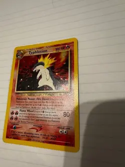 2000 Pokemon Neo Genesis Typhlosion Holo #18/111 - Image 3