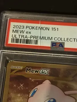PSA 10 Mew EX 205 Metal Pokemon 151 Ultra Premium Collection 2023 CRACKED SLAB! - Image 2