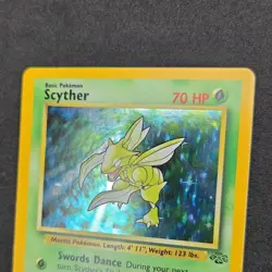 Pokemon Scyther 10/64 Jungle Holo Rare Unlimited 70 HP Basic 1999 TCG NM- - Image 4