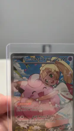 Lillie’s Clefairy ex 280/217 SIR Near Mint Pokemon Ascended Heroes Full Art - Image 3