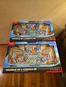 Pokemon TCG Greninja EX & Kingdra EX Special Collection Box Lot Of 2 - Image 2