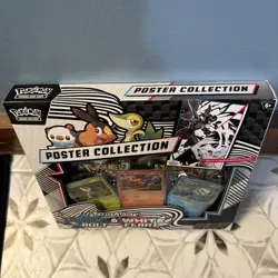 Pokemon Black Bolt And White Flare Unova Poster Collection Box New Sealed - Image 2