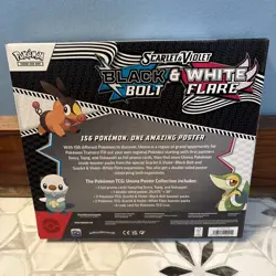 Pokemon Black Bolt And White Flare Unova Poster Collection Box New Sealed - Image 3