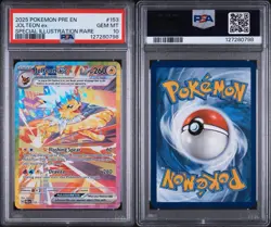 Pokemon 2025 Pre-EN Jolteon EX Special Illustration PSA 10 Gem Mint #153 - Image 3