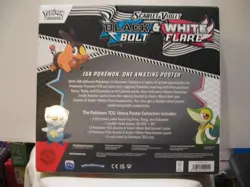 POKEMON TCG POSTER COLLECTION SCARLET & VIOLET BLACK BOLT/WHITE FLARE BOX - Image 2