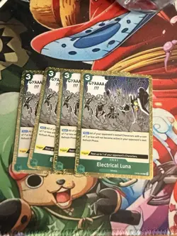 Bandai One Piece Card Game Electrical Luna OP06-036 Event English x4 - Image 1