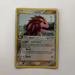 Sandslash 27/113 Ex Delta Species Reverse Holo Rare Stamped Pokemon Card 2005 - Image 1