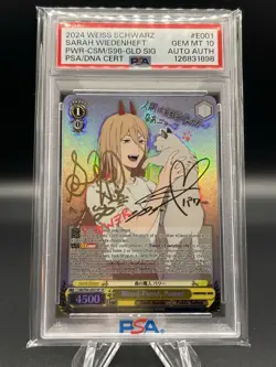 2024 Weiss English Chainsaw Man Denji and Power SP PSA 10 Sarah and Ryan - Image 1