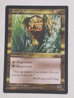 MTG Jungle Troll (Mirage/Gold/U) - BGM - Image 1
