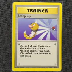 Scoop Up - 78/102 - Rare - Base Set - Pokemon Card - VLP - Image 1