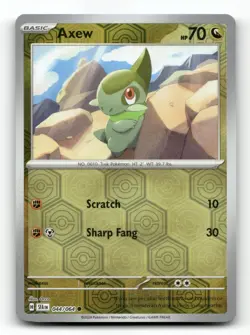 Axew 044/064 - Shrouded Fable Reverse Holo - Pokemon Card NM/M - Image 1