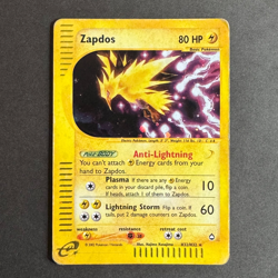 Zapdos Holo #H32/H32 Rare English Aquapolis E-Series 2002 Pokemon Card - Image 1