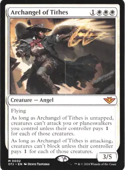 Archangel of Tithes #2 Outlaws of Thunder Junction Regular Mythic - Image 1
