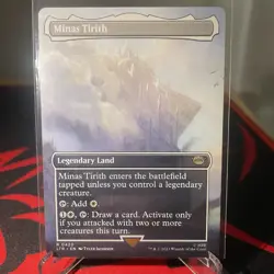 MTG Minas Tirith The Lord of the Rings 0420 Borderless - Image 1