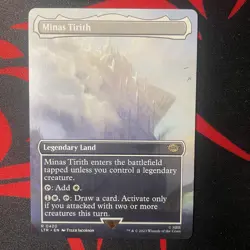 MTG Minas Tirith The Lord of the Rings 0420 Borderless - Image 2