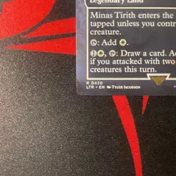 MTG Minas Tirith The Lord of the Rings 0420 Borderless - Image 5