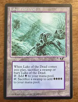 Lake of the Dead MTG: Magic The Gathering Alliances NM Never Played - Image 1