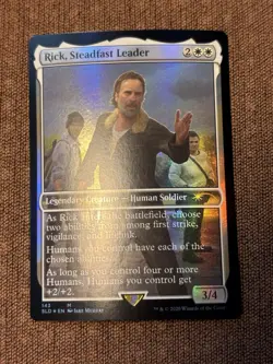 Rick, Steadfast Leader FOIL, Secret Lair Drop Series - AMC Walking Dead -MTG - Image 2