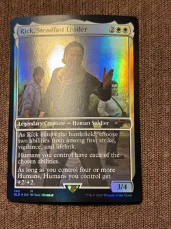 Rick, Steadfast Leader FOIL, Secret Lair Drop Series - AMC Walking Dead -MTG - Image 3