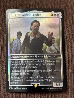 Rick, Steadfast Leader FOIL, Secret Lair Drop Series - AMC Walking Dead -MTG - Image 4