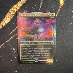 Olivia, Opulent Outlaw (Borderless) Commander: Outlaws of Thunder Junction Foil - Image 1
