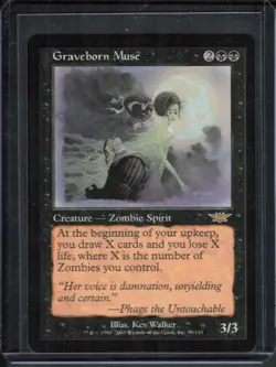 Magic The Gathering MTG - Legions LGN 2003 - #73 Graveborn Muse NM x1 LOT2 - Image 1