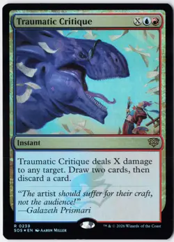 Traumatic Critique Foil Secrets of Strixhaven 239 - Image 1