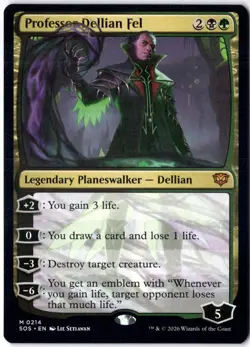 Professor Dellian Fel Secrets of Strixhaven 214 - Image 1