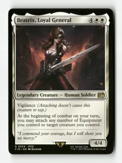 Beatrix, Loyal General - #554 - Non Foil - MTG - Near Mint - Image 1