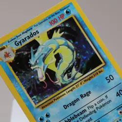 Pokemon TCG - Gyarados 6/102 Base Set Holo Rare WOTC 1999 - EXC - Image 1