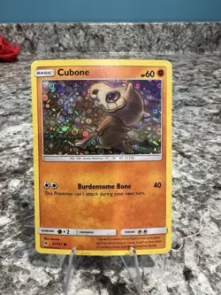 Cubone 57/131 General Mills Promo SM Forbidden Light Holo MP - Image 1