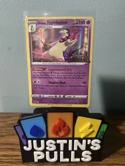 Hisuian Typhlosion 052/189 Pokemon Astral Radiance Stamped Gamestop Exclusive - Image 1