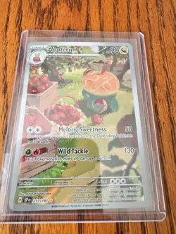 Pokemon Appletun 211/191 SV08 Surging Sparks Illustration Rare Holo English - Image 1