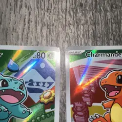 Pokemon TCG First Partner Illustration Collection Series 1 Kanto GEN 1 Starters - Image 5