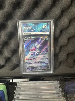 Pokemon TCG Suicune v GG38/GG70 Alternative Art, Crown Zenith Ace 10 - Image 1