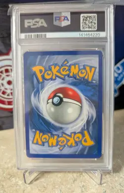 PSA 9 MINT Pokemon Typhlosion Rev-Holo Rare 2002 Expedition #65/165 - Image 2